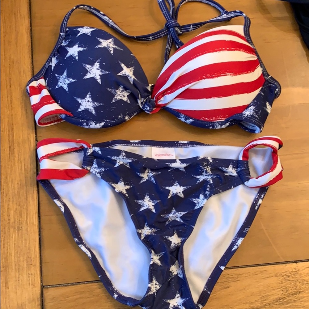 American Flag Bikini Set